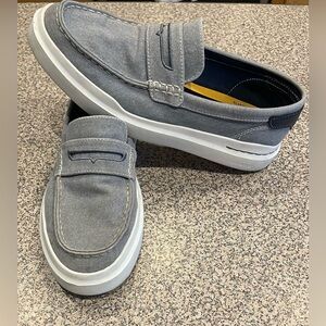 Cole Haan Mens Canvas Grand 360 Penny Loafers Cushioned Lightweight Slip On 9M